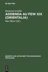 Addenda au FEW XIX (Orientalia)