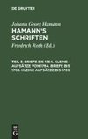 Briefe bis 1764. Kleine Aufsätze von 1764. Briefe bis 1769. Kleine Aufsätze bis 1769