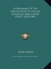 A Grammar Of The Massachusetts Indian Language 1822 (LARGE PRINT EDITION)