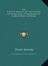 The Fool Of Quality Or The History Of Henry, Earl Of Moreland V2 (LARGE PRINT EDITION)