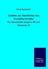 Quellen zur Geschichte des Investiturstreites