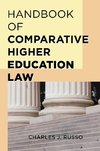 Handbook of Comparative Higher Education Law