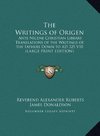 The Writings of Origen