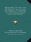 Memoirs Of The Life Of Prince Potemkin