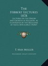 The Hibbert Lectures 1878