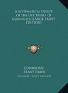 A Systematical Digest of the Doctrines of Confucius (LARGE PRINT EDITION)