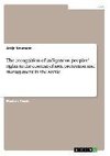 The recognition of indigenous peoples' rights in the context of area protection and management in the Arctic