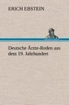 Deutsche Ärzte-Reden aus dem 19. Jahrhundert