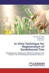 In Vitro Technique for Regeneration of Sandalwood Tree