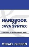 Handbook of Java Syntax