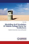 Modelling And Simulation Of Mobile College Portal for Institutions