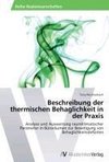 Beschreibung der thermischen Behaglichkeit in der Praxis