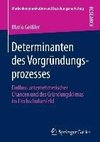 Determinanten des Vorgründungsprozesses