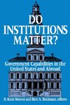 Do Institutions Matter?