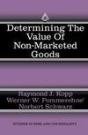 Determining the Value of Non-Marketed Goods