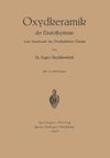 Oxydkeramik der Einstoffsysteme vom Standpunkt der physikalischen Chemie