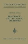 Berechnung und Gestaltung der Federn