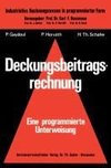 Deckungsbeitragsrechnung