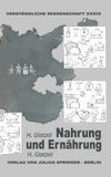 Nahrung und Ernährung