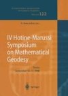 IV Hotine-Marussi Symposium on Mathematical Geodesy