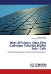 High Efficiency Ultra Thin Cadmium Telluride (CdTe) Solar Cells