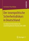 Der innenpolitische Sicherheitsdiskurs in Deutschland