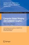 Computer Vision, Imaging and Computer Graphics - Theory and Applications