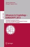 Advances in Cryptology - EUROCRYPT 2013