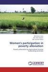 Women's participation in poverty alleviation