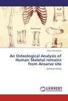 An Osteological Analysis of Human Skeletal remains from Ansarve site