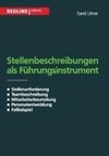 Stellenbeschreibung als Führungsinstrument