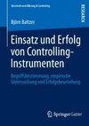 Einsatz und Erfolg von Controlling-Instrumenten