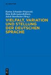 Vielfalt, Variation und Stellung der deutschen Sprache