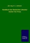 Handbuch der Deutschen Literatur