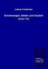 Erinnerungen, Reden und Studien