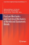 Fracture Mechanics and Statistical Mechanics of Reinforced Elastomeric Blends