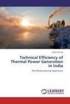 Technical Efficiency of Thermal Power Generation in India