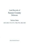 Land Records of Sussex County, Delaware