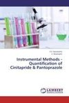 Instrumental Methods - Quantification of Cinitapride & Pantoprazole