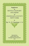 Supplement to Revolutionary Soldiers of Onondaga County, New York