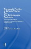 Therapeutic Practice in Schools Volume Two The Contemporary Adolescent