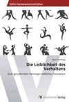 Die Leiblichkeit des Verhaltens