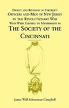 Digest and Revision of Stryker's Officers and Men of New Jersey in the Revolutionary War Who Were Eligible to Membership in the Society of the Cincinn