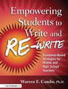 Empowering Students to Write and Re-write