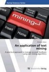 An application of text mining