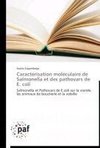 Caractérisation moléculaire de Salmonella et des pathovars de E. coli