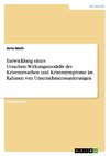 Entwicklung eines Ursachen-Wirkungsmodells der Krisenursachen und Krisensymptome im Rahmen von Unternehmenssanierungen