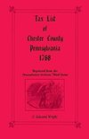 Tax List of Chester County, Pennsylvania 1768