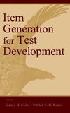 Irvine, S: Item Generation for Test Development