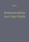 Betriebswirtschaftliche Input-Output-Modelle